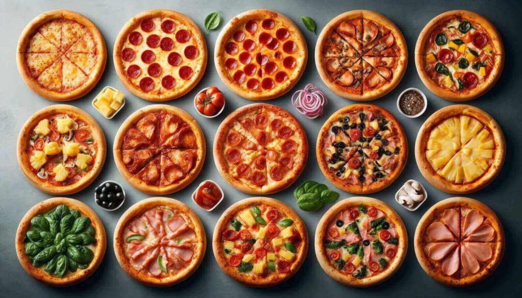 Pizza topping seçenekleri