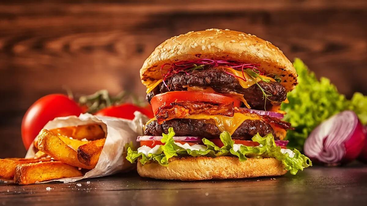 Evde burger yapımı