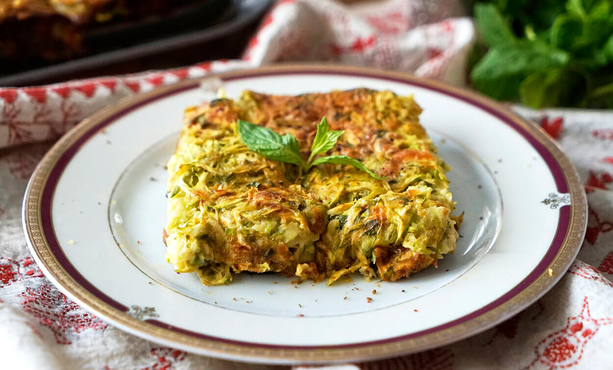 Fırında kabak mücver