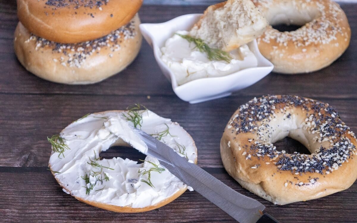 Making bagel at home