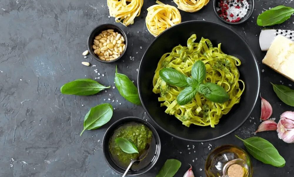 Pesto soslu makarna tarifi