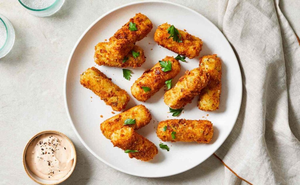 Flavor variations for potato croquettes