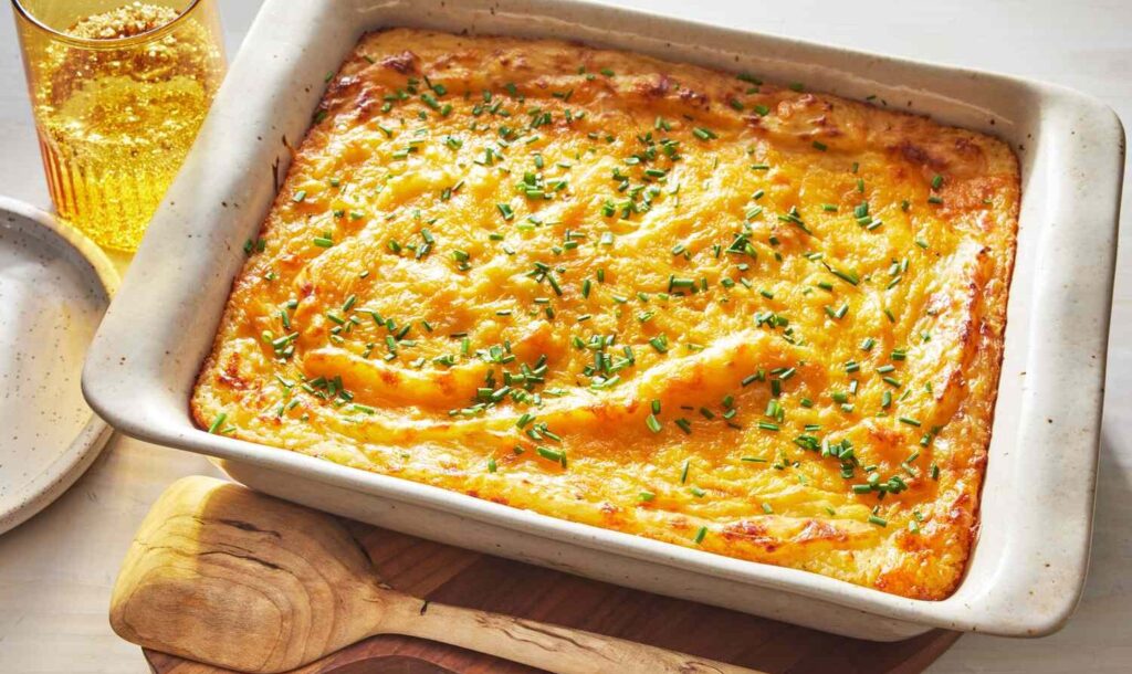 Oven baked potato casserole recipe ingredients and preparation