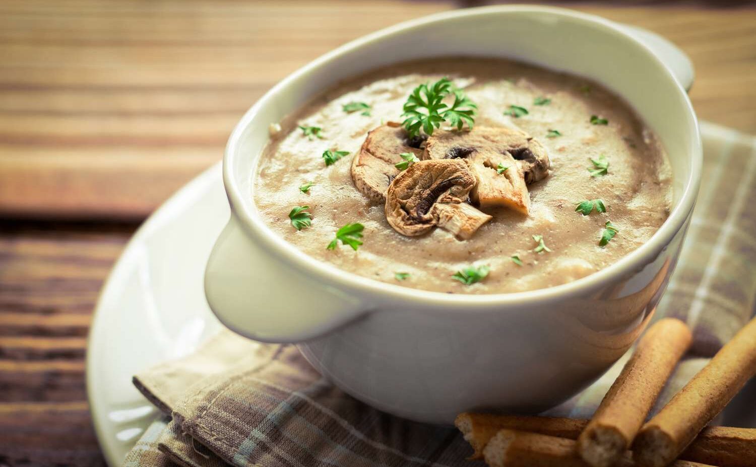 Cream of mushroom soup
