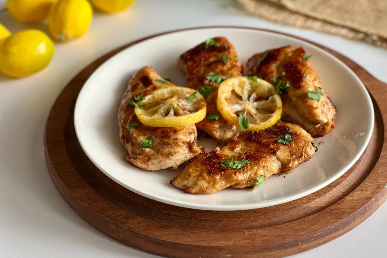 Ballı limonlu tavuk