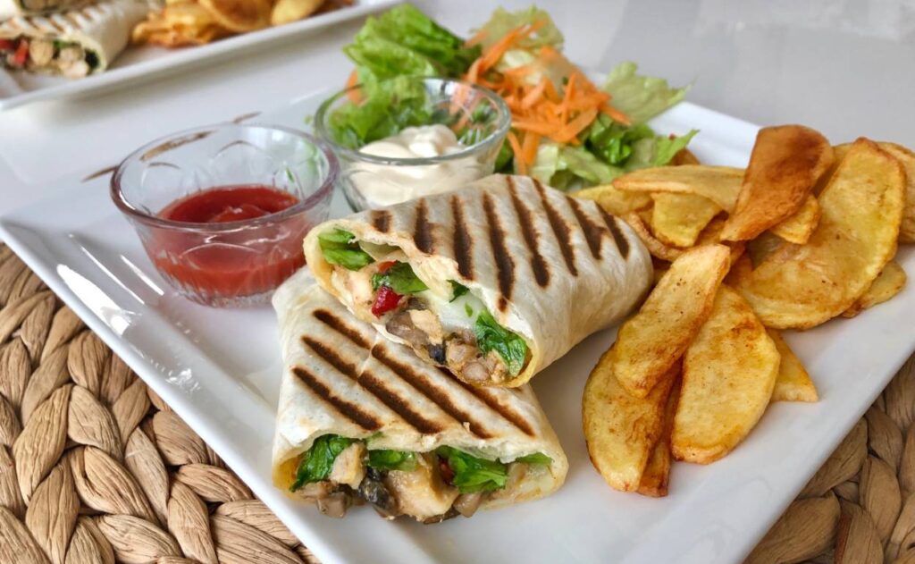 Sebzeli wrap tarifi için doğru sebzeler