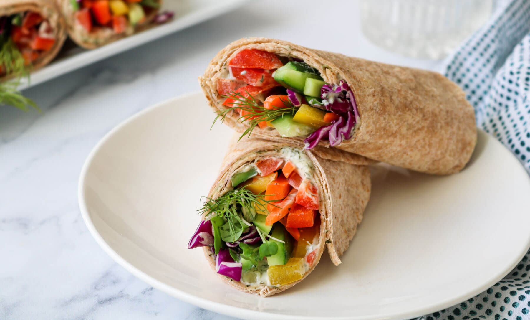 Vegetable wrap recipe