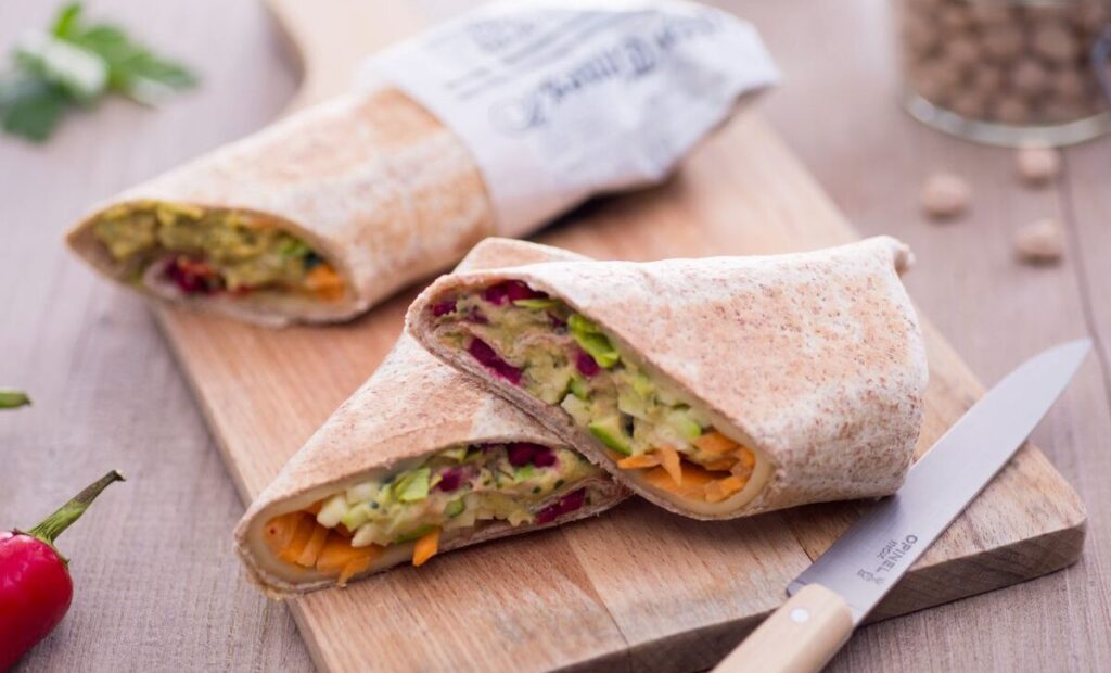Vegetable wrap recipe sauces