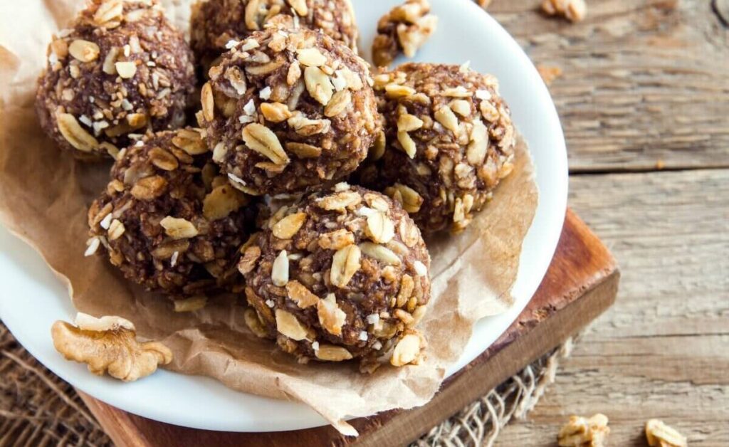 Yulaflı enerji topları için temel malzemeler