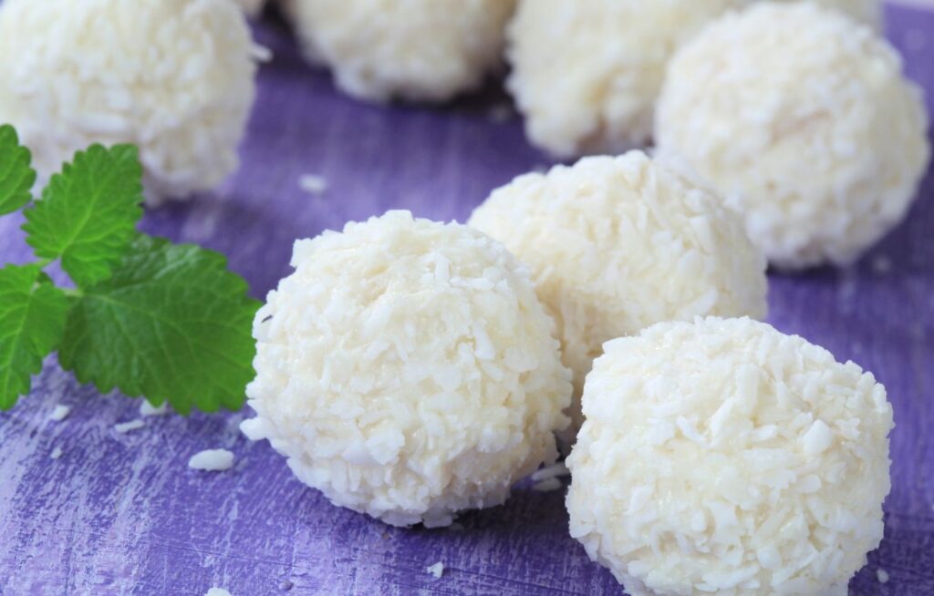 Coconut balls recipe ingredients