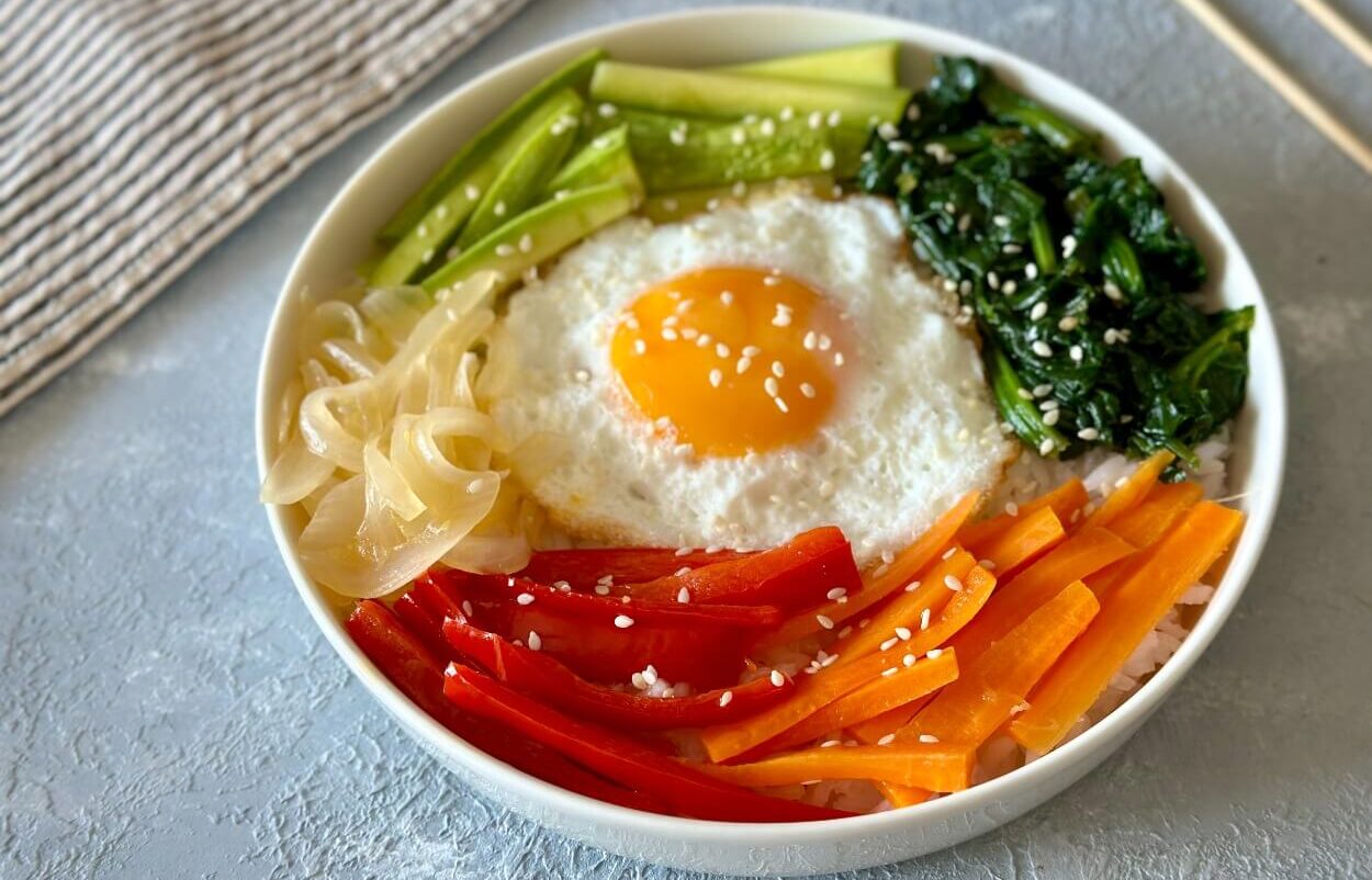 Kore usulü bibimbap