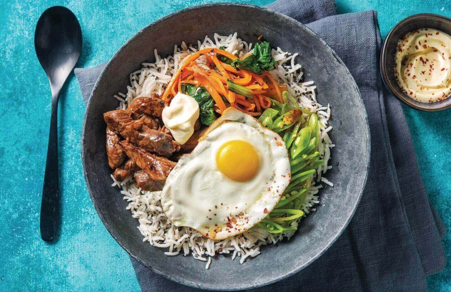 Korean bibimbap recipe