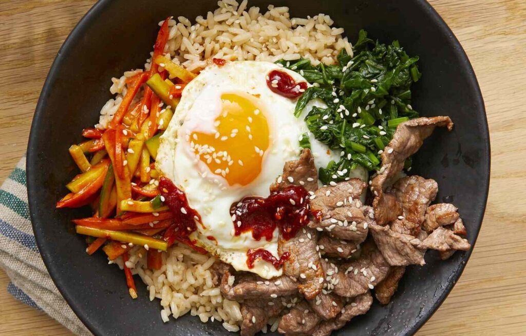 Korean bibimbap recipe ingredients