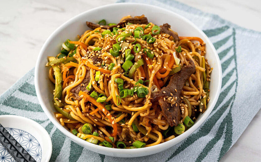 Noodle tarifleri için malzeme seçimi