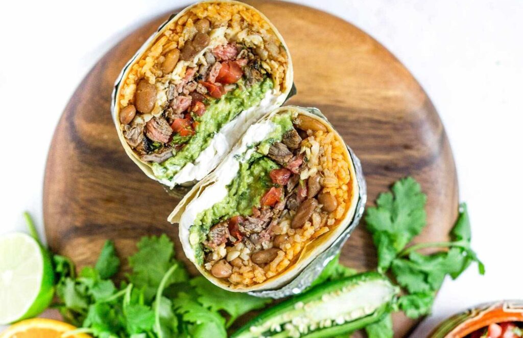 Burrito recipe ingredients for tortillas fillings