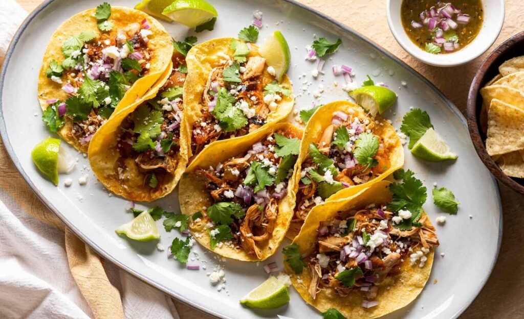 Mexican taco recipes serving tips