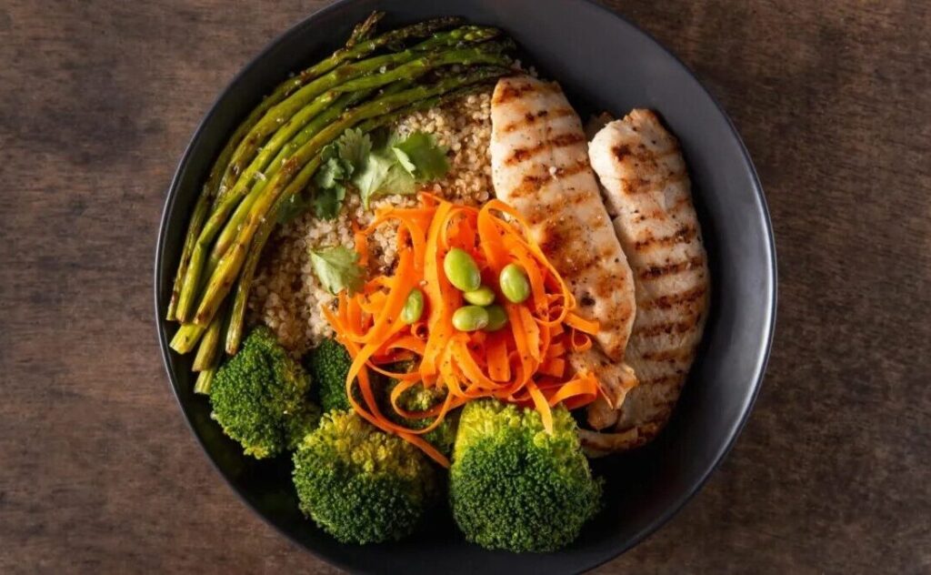Protein ağırlıklı yemekler kalori lif ve karbonhidrat dengesi